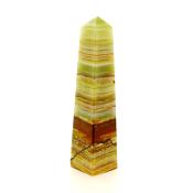 GEMSTONE OBELISK IN ONYX.   SP15010POL