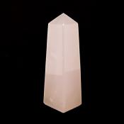 GEMSTONE OBELISK IN MANGANO CALCITE.   SP15022POL