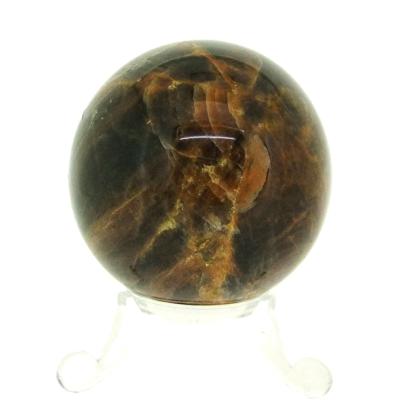 Gemstone Sphere in Black Moonstone.   SP15885POL