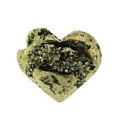 Iron Pyrite (Fools Gold) Polished Geode Heart.   SP16076POL