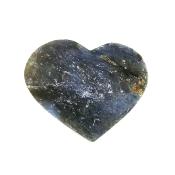 Gemstone Heart in Kyanite.   SP16315POL