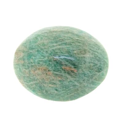 Oval Shape Fully Polished Palm Stone in Green Moonstone.   SP16325POL