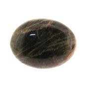 Oval Shape Fully Polished Palm Stone in Black Moonstone.   SP16328POL