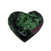 Fully Polished Gemstone Heart In Zoisite.   SP16522POL