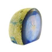 Agate Nodule Single Tea Light Holder.    SP16540SLF