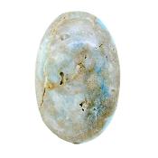 Caribbean Calcite Fully polished Oval Palm Stone.   SP16654POL