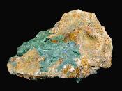 Malachite Formations On Matrix Specimen.   SP16764