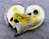 MURANO HEART PENDANT. SP8845MUR