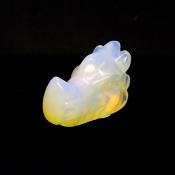 DRAGON'S HEAD CARVING IN OPALITE.   SPR14677POL