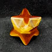 Mini Merkaba Star In Tigerseye.   SPR15584POL 