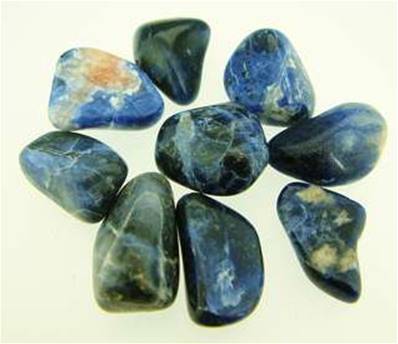 SODALITE POLISHED TUMBLE STONES.   POL100