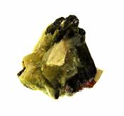 WATERMELON TOURMALINE IN QUARTZ WITH MICA CRYSTAL SPECIMEN.   SP10365