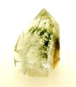 QUARTZ POLISHED LITHIUM WITH CHLORITE PHANTOM POINT SPECIMEN.   SP10742POL