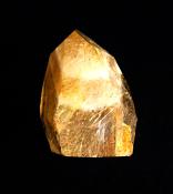 SMOKEY QUARTZ FACETED POINT SPECIMEN.   SP11580POL