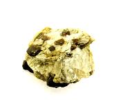 GARNET IN MICA RAW CRYSTAL SPECIMEN.   SP12197