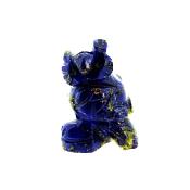 OWL CARVING IN LAPIS LAZULI.   SP13648POL