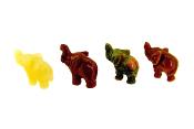 SET OF FOUR ELEPHANT CARVINGS.   SP13812POL