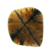 Chiastolite Cross Polished Face Slice Specimen.   SP15818POL