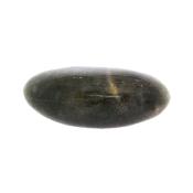 Oval Shape Fully Polished Palm Stone in Black Moonstone.   SP16326POL