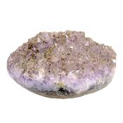 Amethyst Druze Heart Featuring Polished Edge and Rear Face.   SP16660SLF