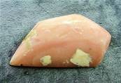 SLICED PINK OPAL DOME POLISHED PEBBLE SPECIMEN. SP5439POL