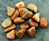 BUSTAMITE POLISHED PEBBLES & PALMSTONES