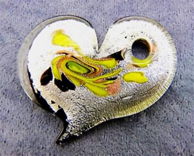 MURANO HEART PENDANT. SP8845MUR