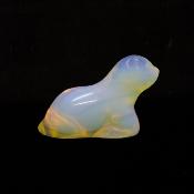 Seal Carving in Opalite.   SPR15191POL