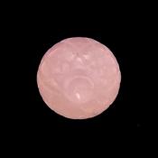 Acorn Carving in Rose Quartz.   SPR15240POL