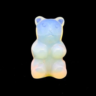 Teddy Bear Figure carved in Opalite.   SPR15356POL