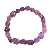 Facetted Bead Bracelet In Amethyst.   SPR17178BR