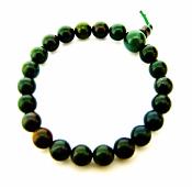 POWER BEAD BRACELET IN BLOODSTONE.   SPR9878BR