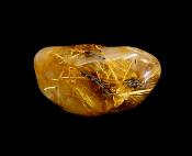 RUTILATED SMOKEY QUARTZ POLISHED PEBBLE SPECIMEN.   SP11195POL