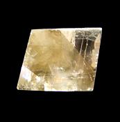 OPTICAL CALCITE RHOMBIODAL POLISHED CRYSTAL SPECIMEN.   SP11583POL