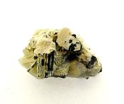 EPIDOT IN QUARTZ MATRIX RAW CRYSTAL SPECIMEN.   SP12199