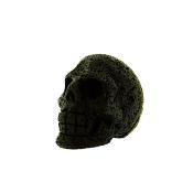 SKULL CARVING IN LAVA STONE.   SP13375POL