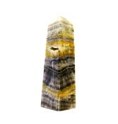 GEMSTONE OBELISK IN BUMBLE BEE CALCITE.   SP14324POL