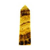 GEMSTONE OBELISK IN BANDED ARAGONITE.   SP15004POL