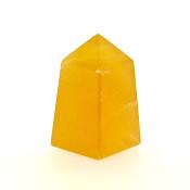 GEMSTONE OBELISK IN HONEY CALCITE.   SP15018POL