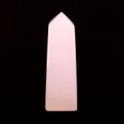 GEMSTONE OBELISK IN MANGANO CALCITE.   SP15020POL