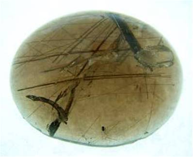 DOME POLISHED SMOKEY QUARTZ PEBBLE. SP2462POL