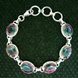 GEMSTONE BRACELETS WITH SILVER SETTING