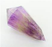 AMETHYST 'VOGAL CUT' HEALING WAND/ POINT. SP7904POL