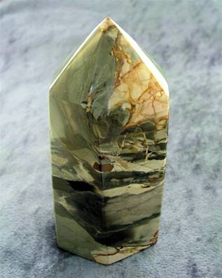 POLYCHROME JASPER POLISHED POINT SPECIMEN. SP8254POL