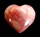 RASPBERRY QUARTZ HEART. SP9718POL