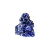 BUDDHA CARVING IN SODALITE.   SPR14658POL