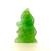 Kneeling Fairy Carved Figure in Green Aventurine.  SPR15507POL