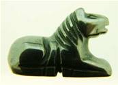 HORSE CARVING IN HEMATITE. SPR3966POL