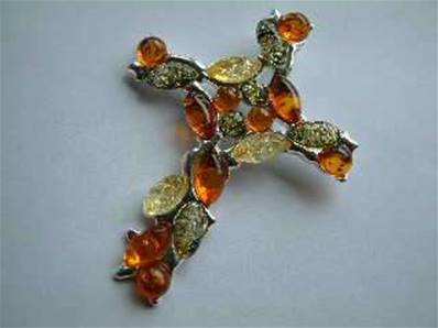 AMBER CROSS PENDANT ref BM2H029002