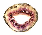 AMETHYST GEODE SLICE SPECIMEN.   SP10203SHLF